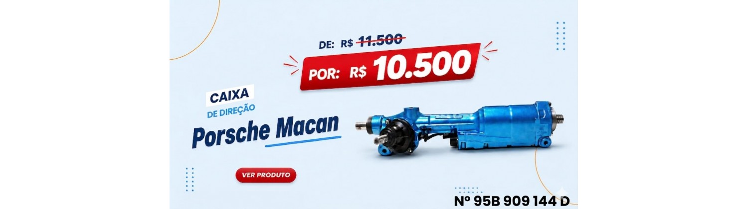 Caixa de direção Porsche Macan completa