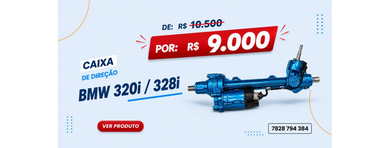 Caixa de Direção Elétrica BMW  320i | 328i 